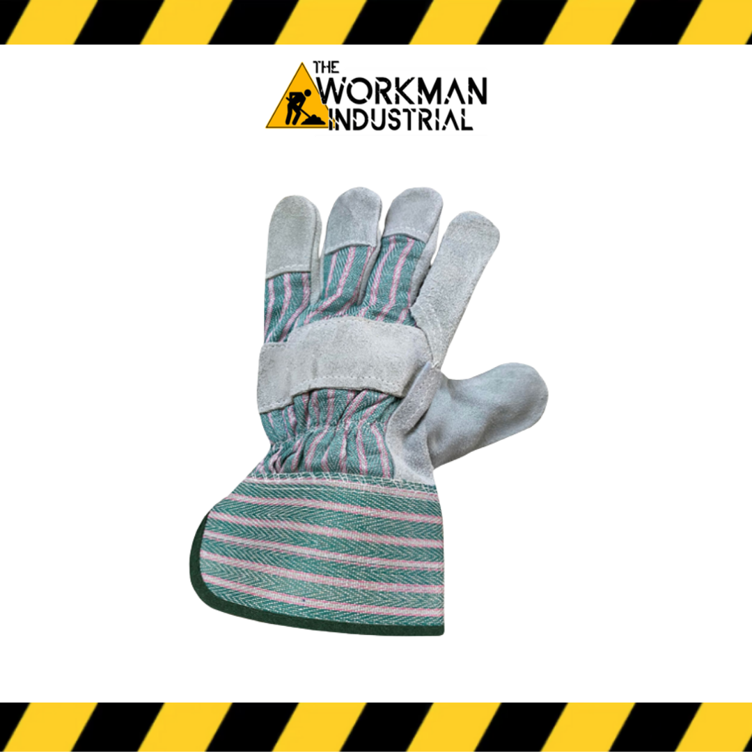 Leather Palm Gloves, Safety Cuff