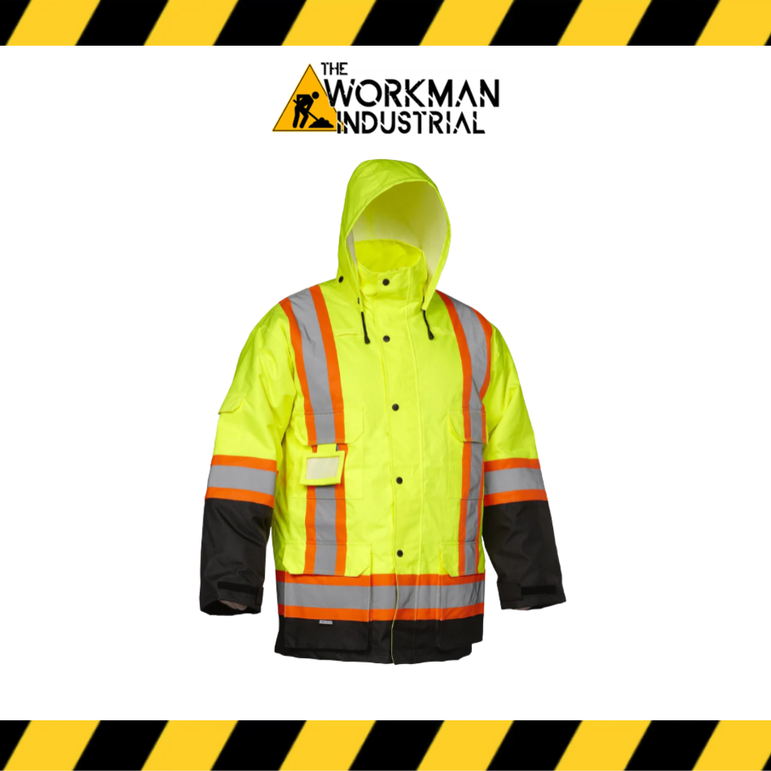 Forcefield Hi Vis Safety Winter Cargo Parka