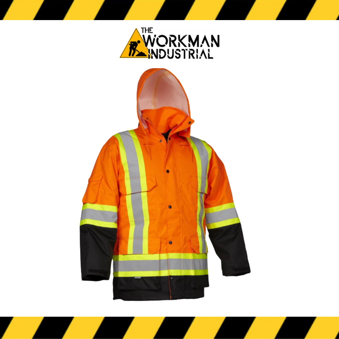 Forcefield Hi Vis Safety Winter Cargo Parka