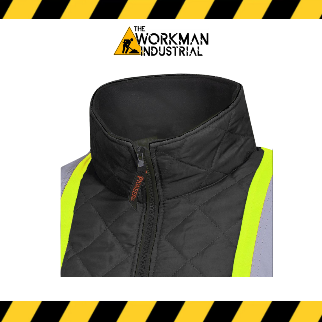 Pioneer Hi-Vis Quilted Freezer Jacket
