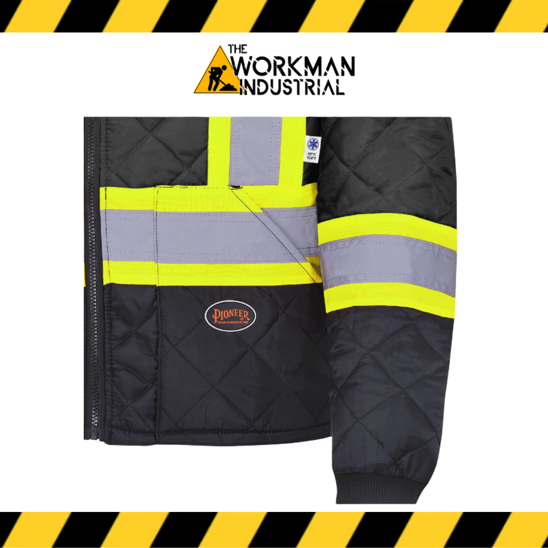 Pioneer Hi-Vis Quilted Freezer Jacket