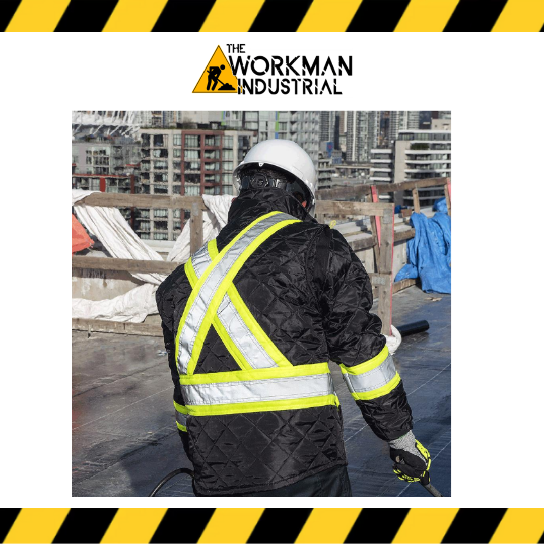 Pioneer Hi-Vis Quilted Freezer Jacket