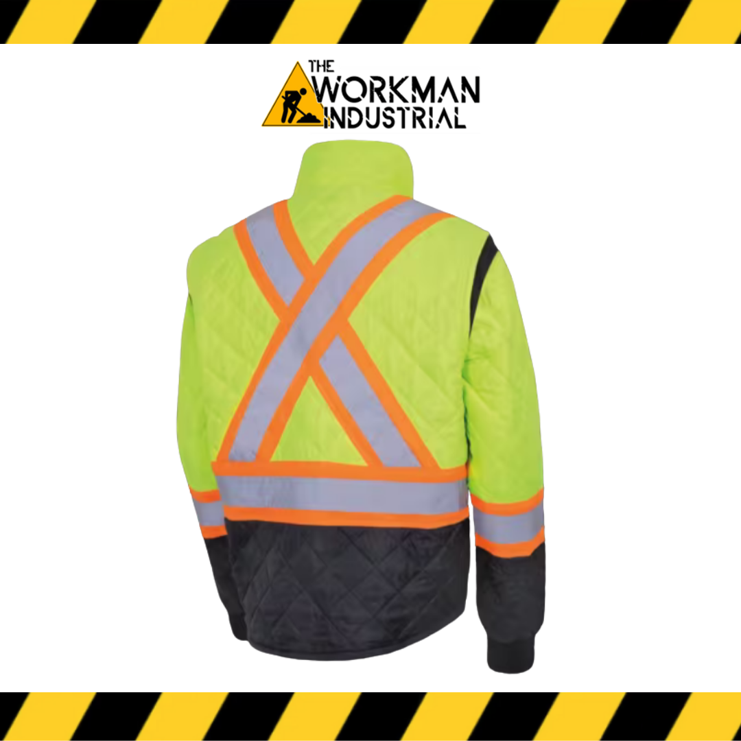 Pioneer Hi-Vis Quilted Freezer Jacket