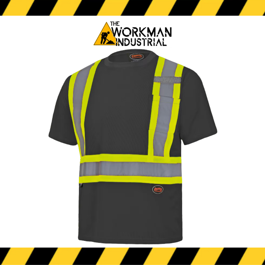 Pioneer Birdseye Safety Tshirt Tape on sleeves