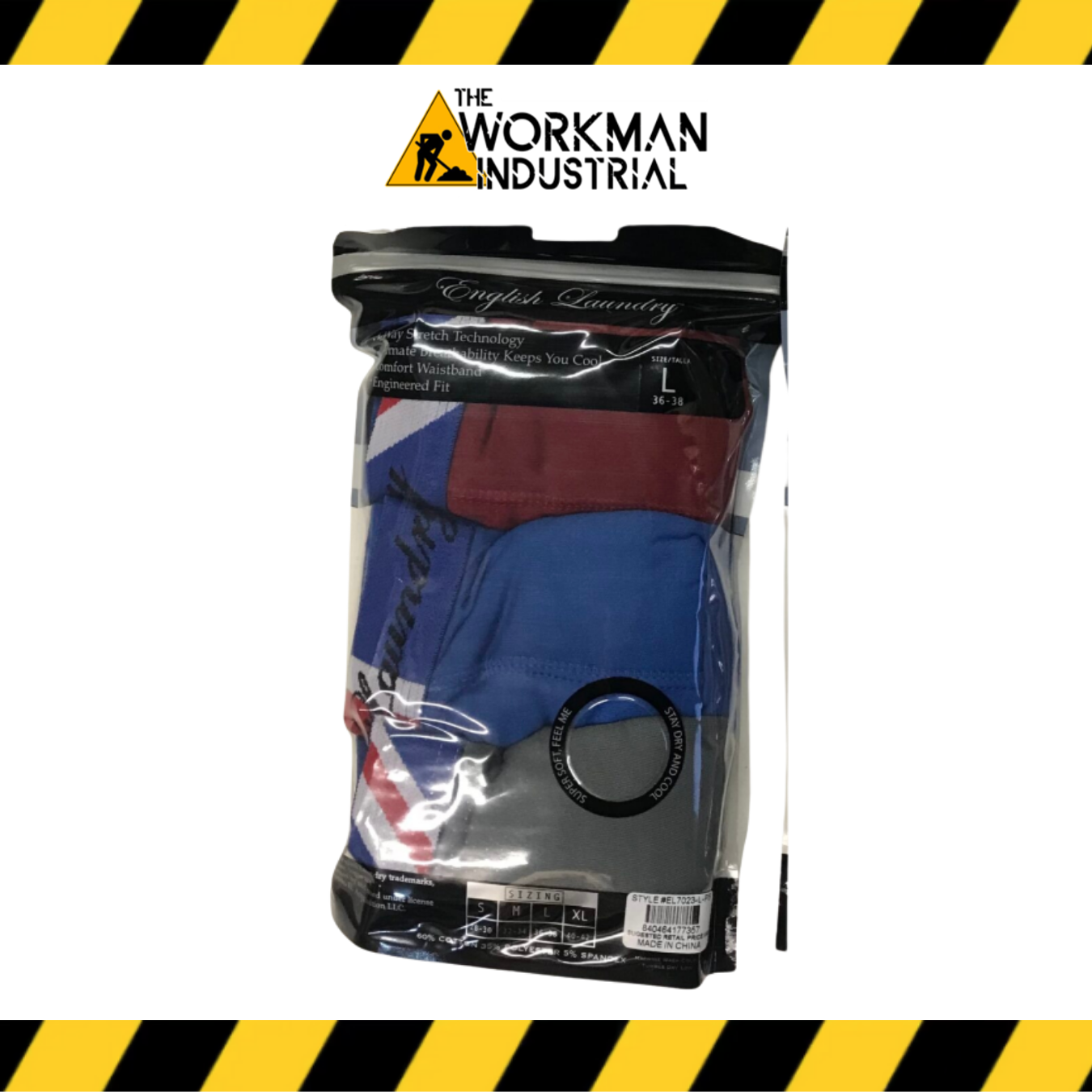 Men’s 3-Pack Boxer Briefs – “English Laundry”
