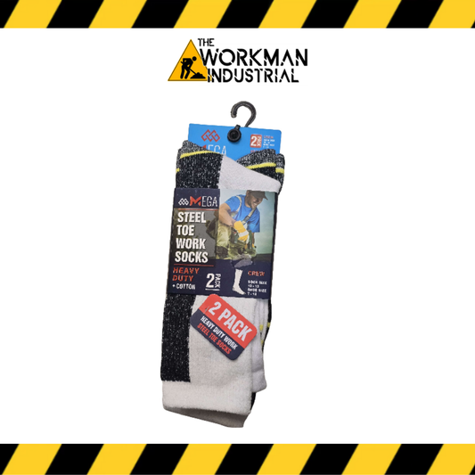 Mega Steel toe work socks