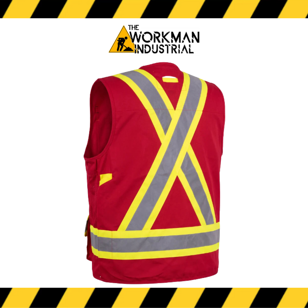 Forcefield Hi Vis Safety Surveyor's Vest