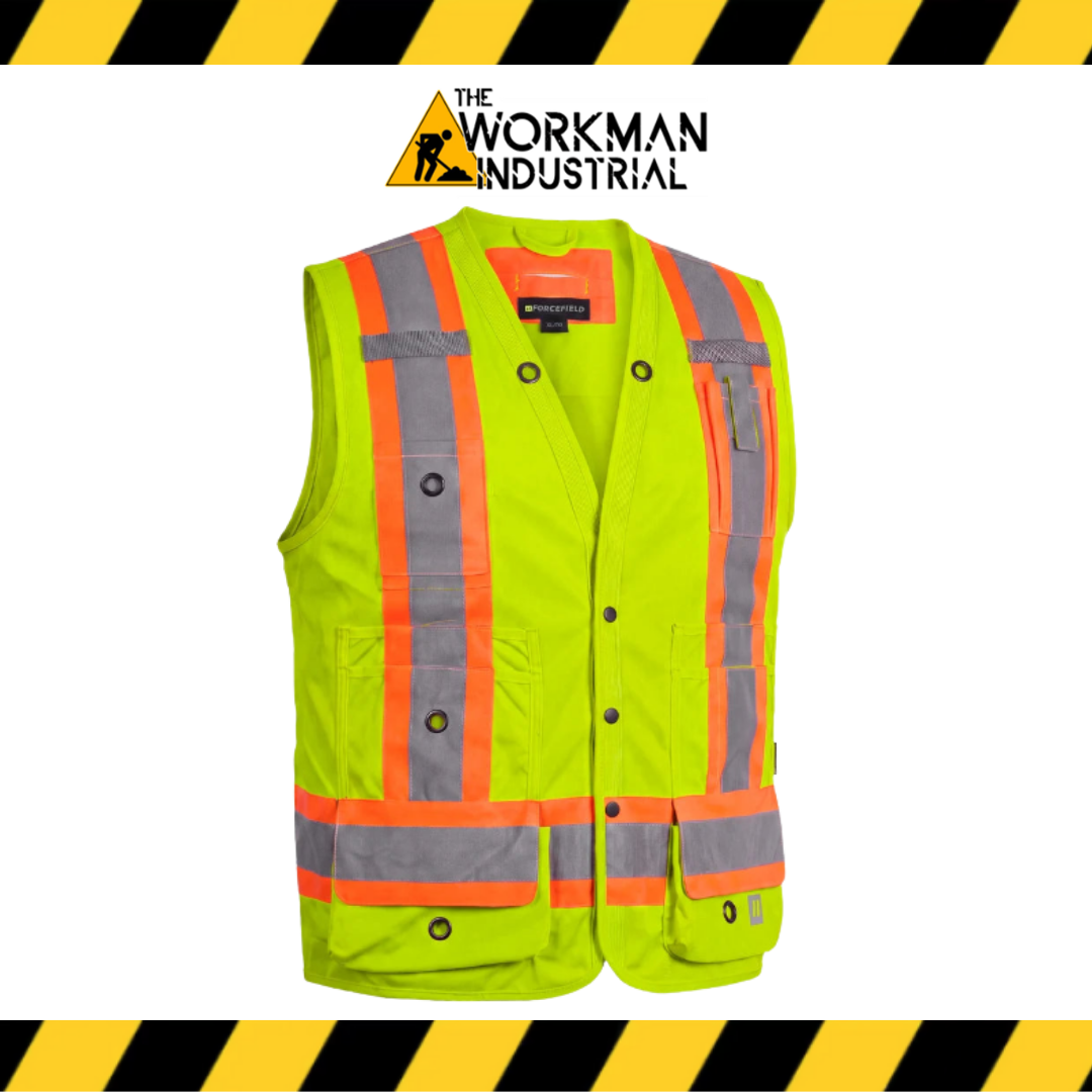 Forcefield Hi Vis Safety Surveyor's Vest