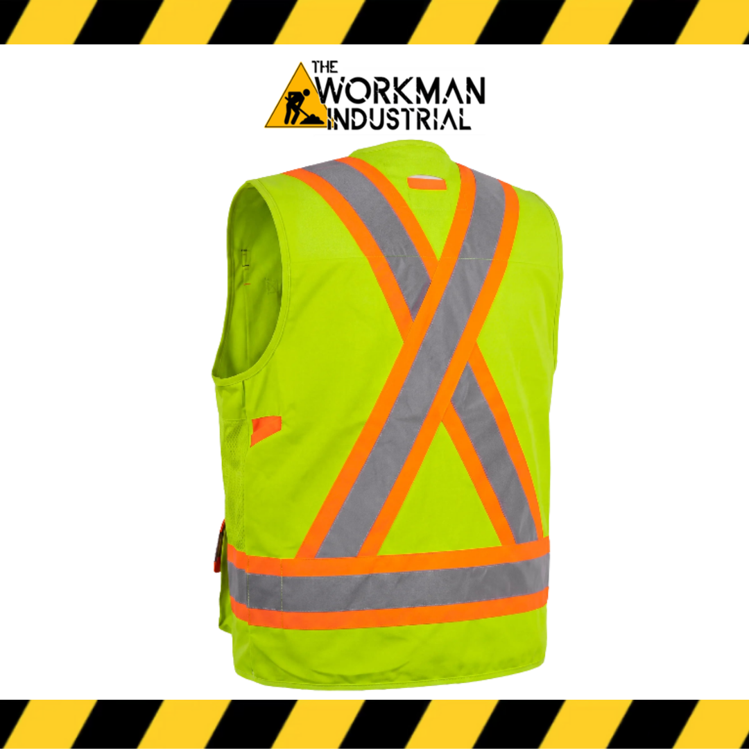 Forcefield Hi Vis Safety Surveyor's Vest