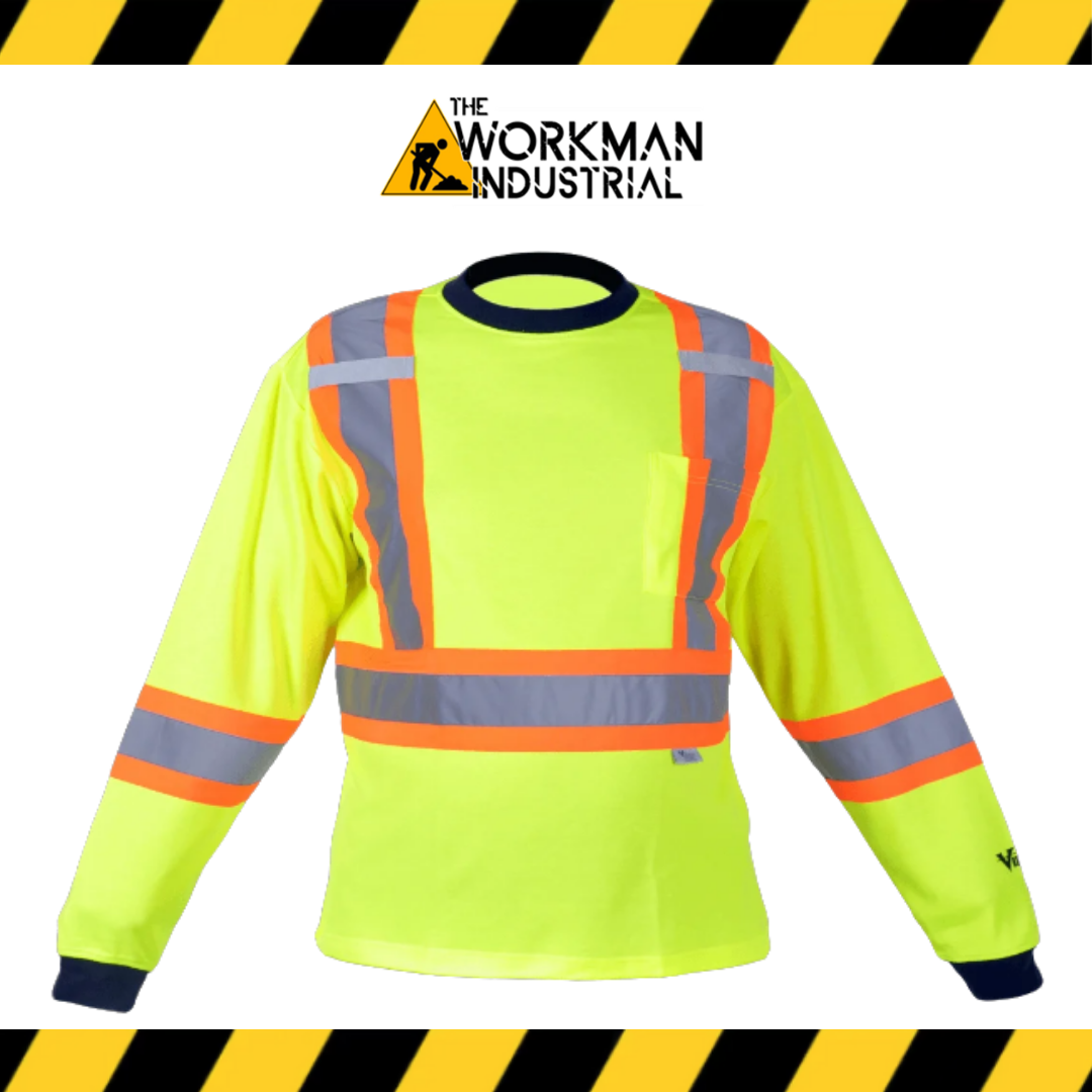 Viking Cotton Lined Safety Long Sleeve Shirt