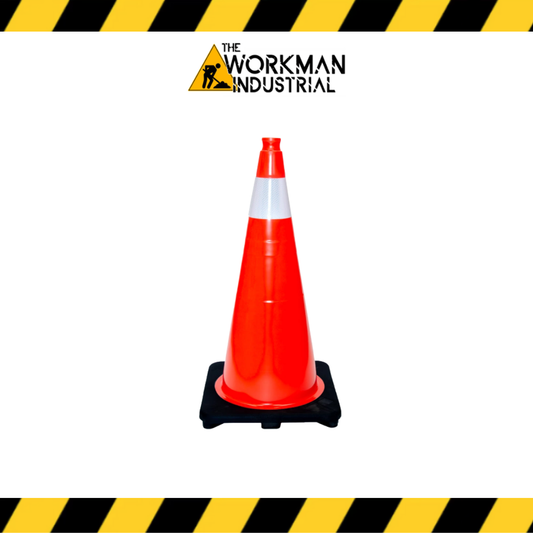 Traffic Cone, Orange, 28″, 4″ Collar