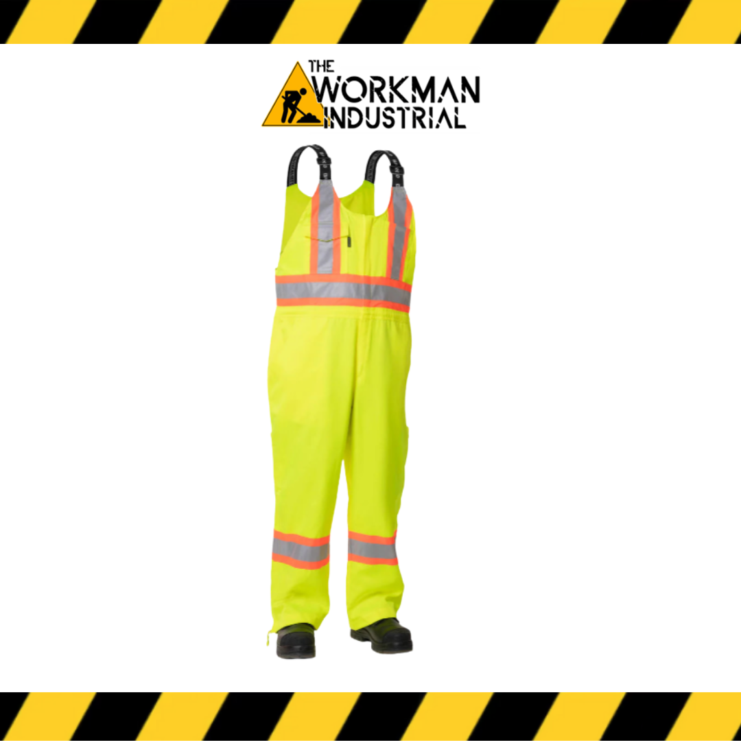 Forcefield Hi Vis Lime Unlined Safety Overall