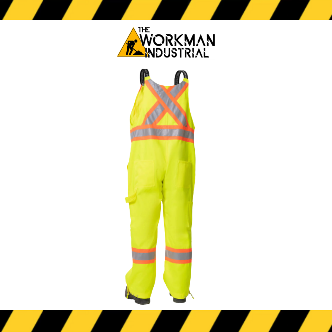 Forcefield Hi Vis Lime Unlined Safety Overall