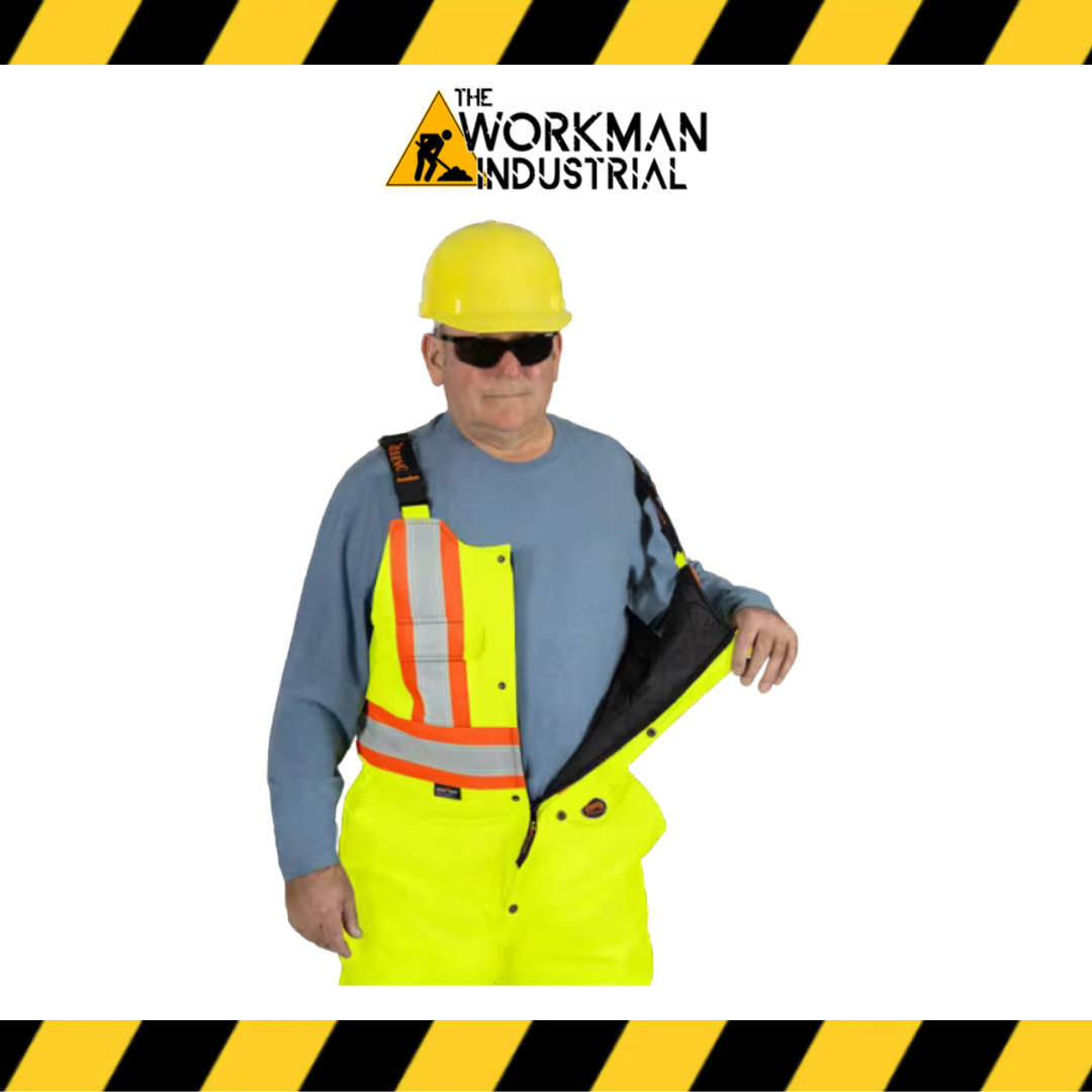 Pioneer Hi-Vis Quilted Safety Overalls