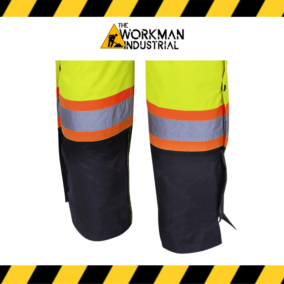 Pioneer Hi-Vis Quilted Safety Overalls