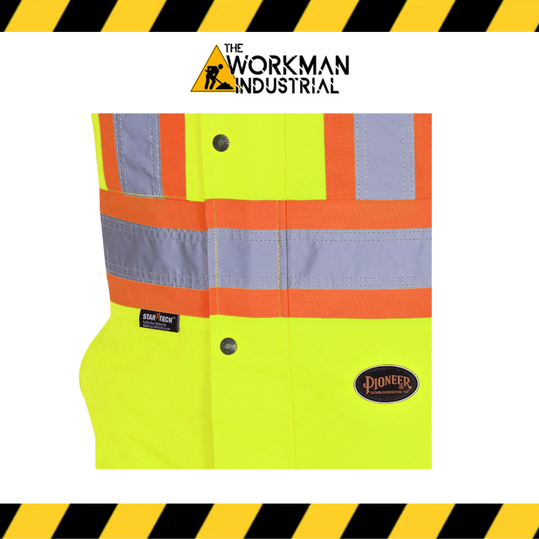 Pioneer Hi-Vis Quilted Safety Overalls