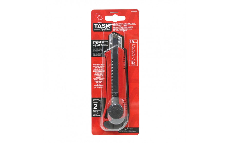 TASK 18 mm Ratchet Lock Knife - 1/pack