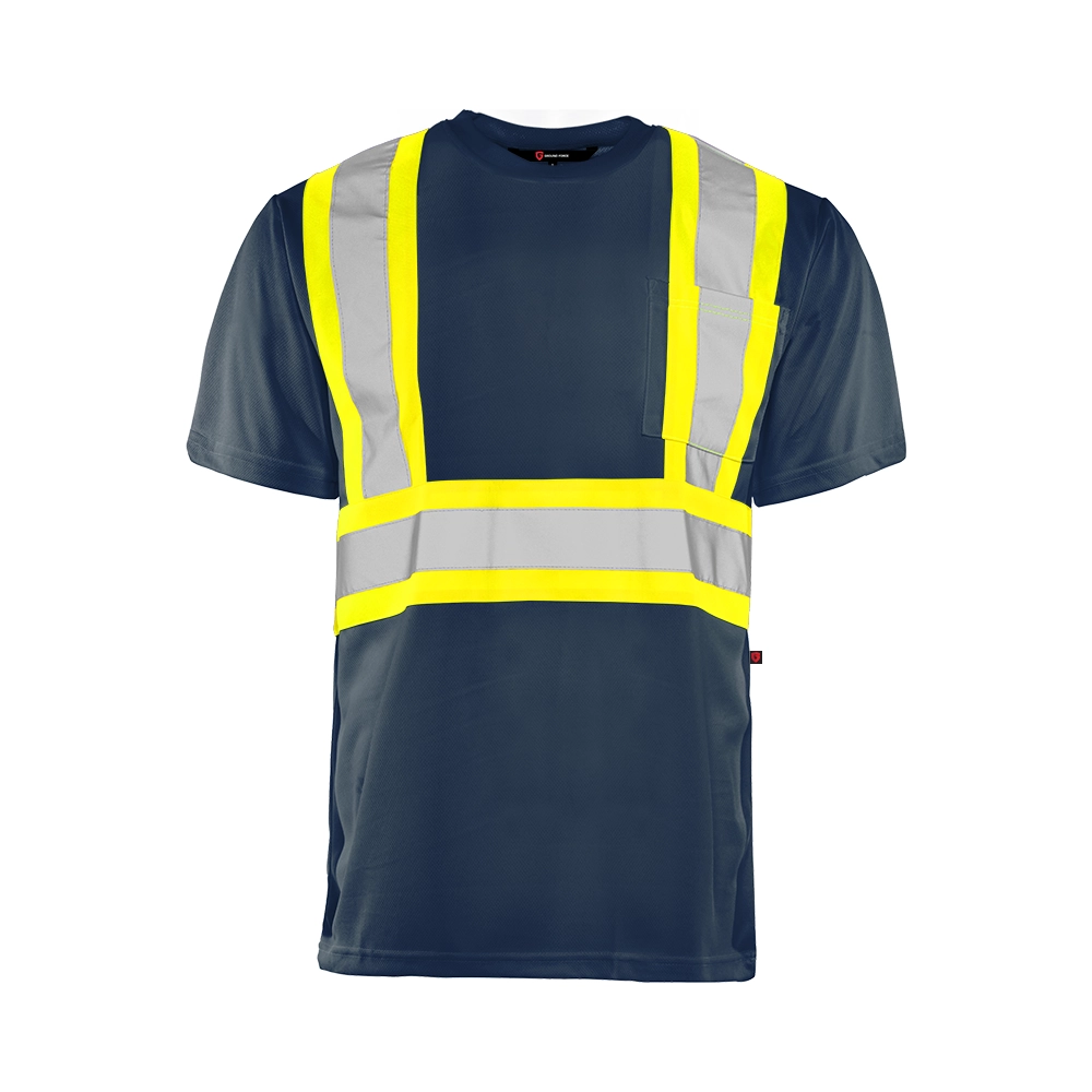 Groundforce Hi Vis reflective tape short sleeve tshirt