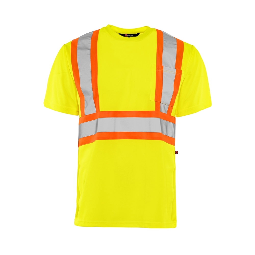 Groundforce Hi Vis reflective tape short sleeve tshirt