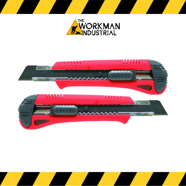 Task Tools 18mm Auto-Lock Snap-Off Knife | POWERBlack Blade – Workman ...