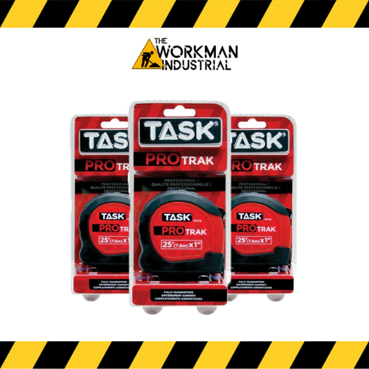 (Task & Tools) 25' (7.6m) x 1" ProTrak Tape Measure - 1/pack