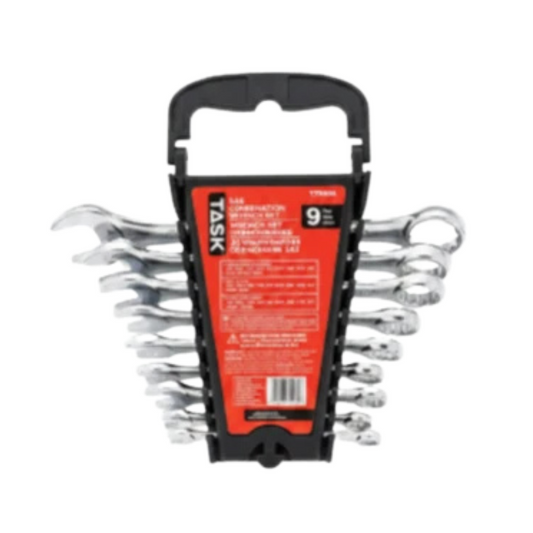 Task Tools 9-Piece Combination Wrench Set