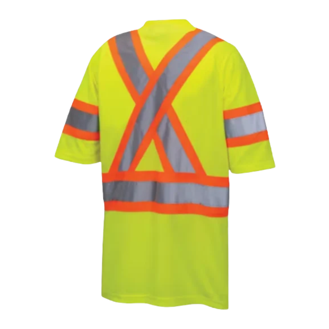 Pioneer Birdseye Safety Tshirt Tape on sleeves