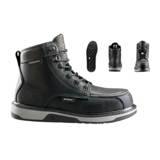 Terra Ironstone 6-Inch Waterproof Metal-Free Composite Toe Boot
