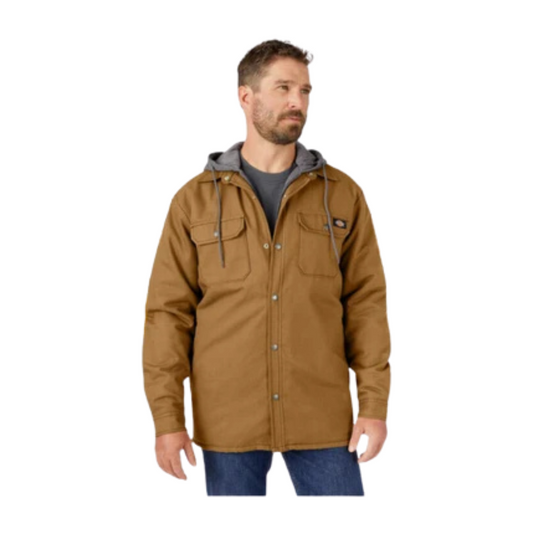 Dickies Water-Repellent Duck Hooded Shirt Jacket