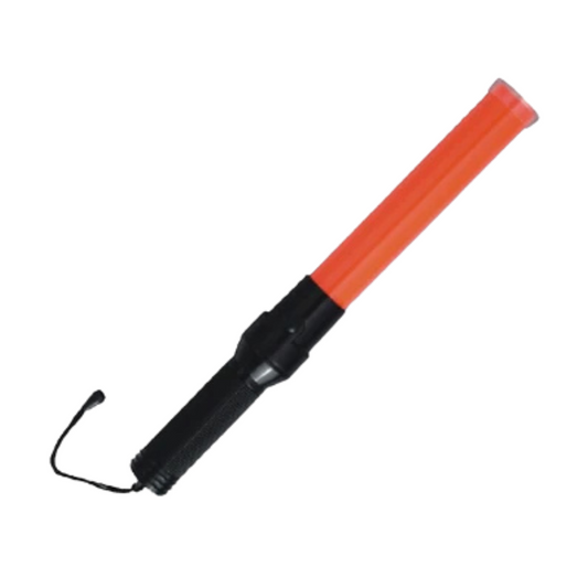 Plasticade 16-Inch Red LED Traffic Wand with Flashlight