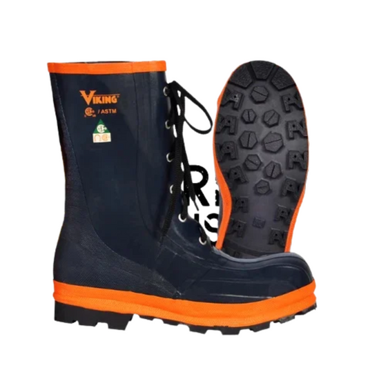 Viking Handyman Lace-Up Steel Toe CSA Rubber Boots
