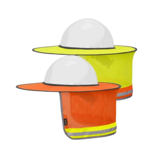 Pioneer Foldable Hard Hat Sun Shade with Neck Cape