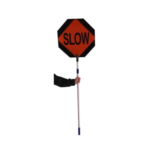 Plasticade Telescoping Pole for Stop/Slow Paddles (4 to 6 Feet)