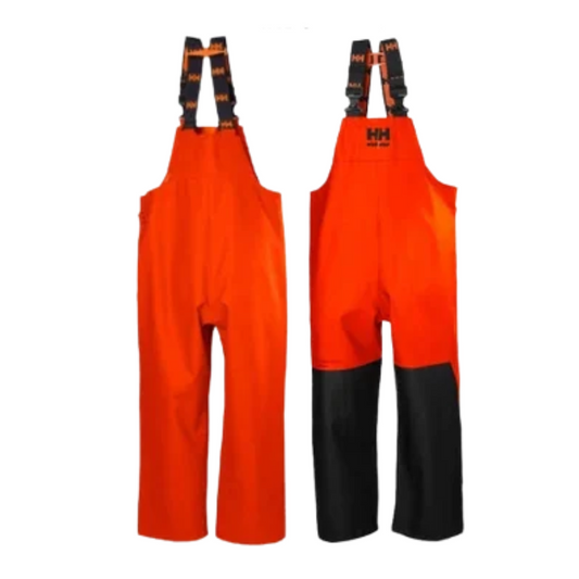Helly Hansen Storm Waterproof Rain Bib with Reinforced Knees