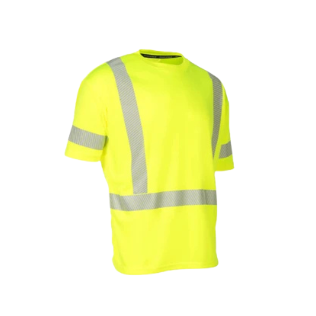 Hi Vis Crew Neck Short Sleeve Ultrasoft Technical Tee