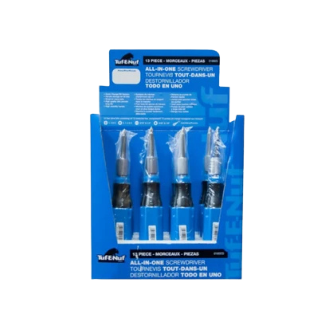 13-Piece All-in-1 Multi-Bit Screwdriver – Quick Change