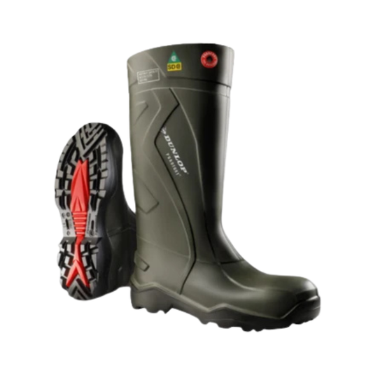 Dunlop Purofort+ full safety Green/Black
