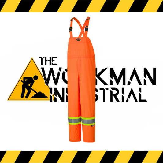 (Pioneer) 5595 Hi Visibility Orange Bib Overalls