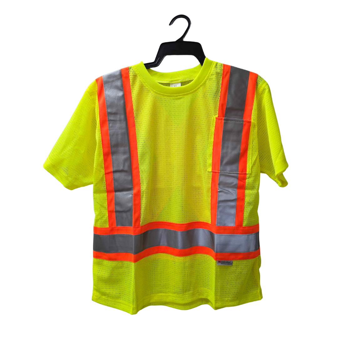 HI-VIS SHORT SLEEVE MESH SHIRT