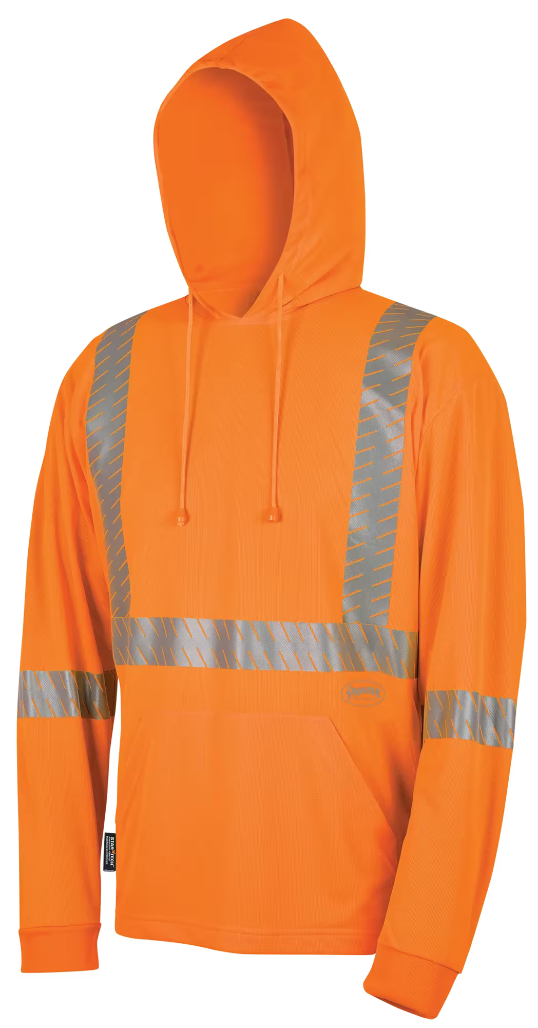 Pioneer Hi-Vis Bird's-Eye Safety Hoodie Shirt - Hi-Vis
