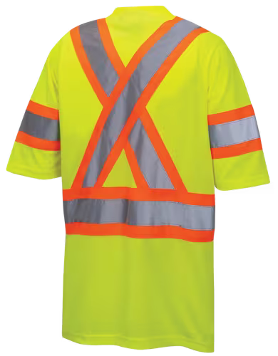 Pioneer Birdseye Safety Tshirt Tape on sleeves