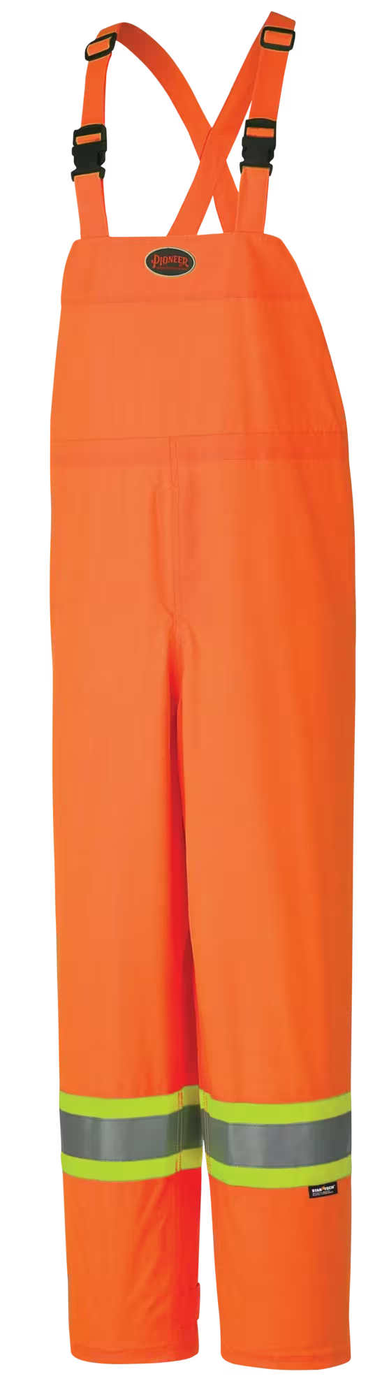Pioneer Hi-Vis 150D Lightweight Waterproof Safety Bib Pants - Hi-Vis