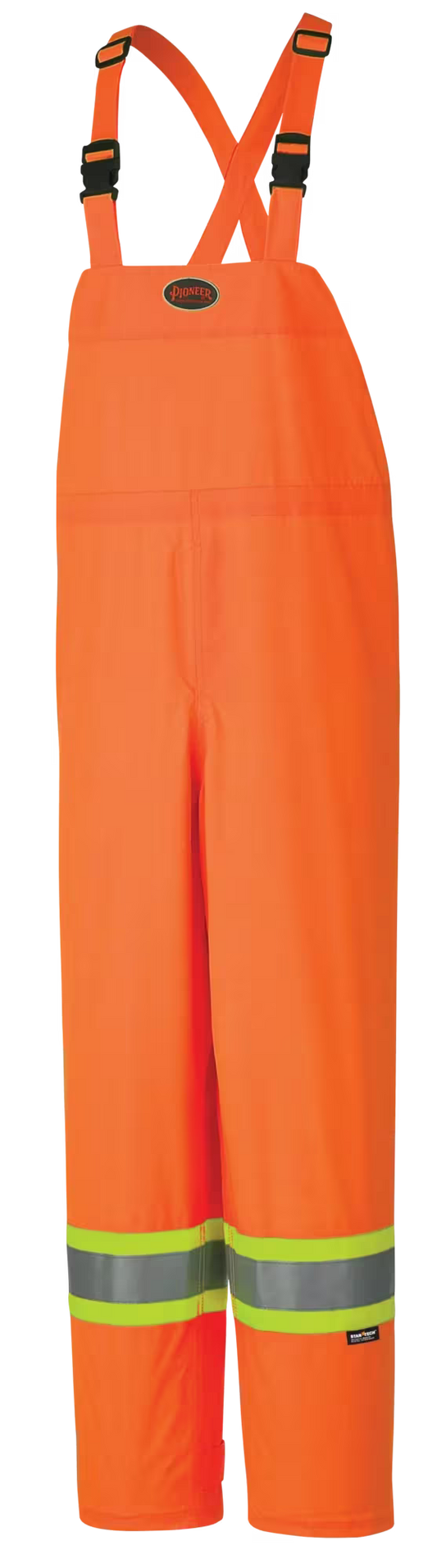Pioneer Hi-Vis 150D Lightweight Waterproof Safety Bib Pants - Hi-Vis