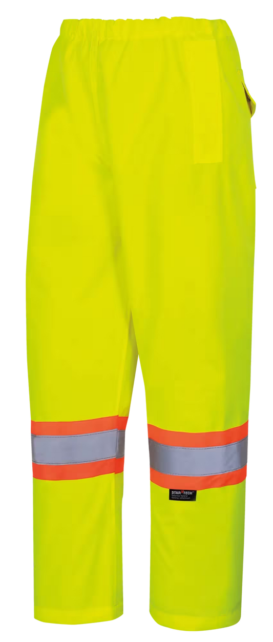 Pioneer Hi-Vis 450D Safety Pants - 100% Waterproof