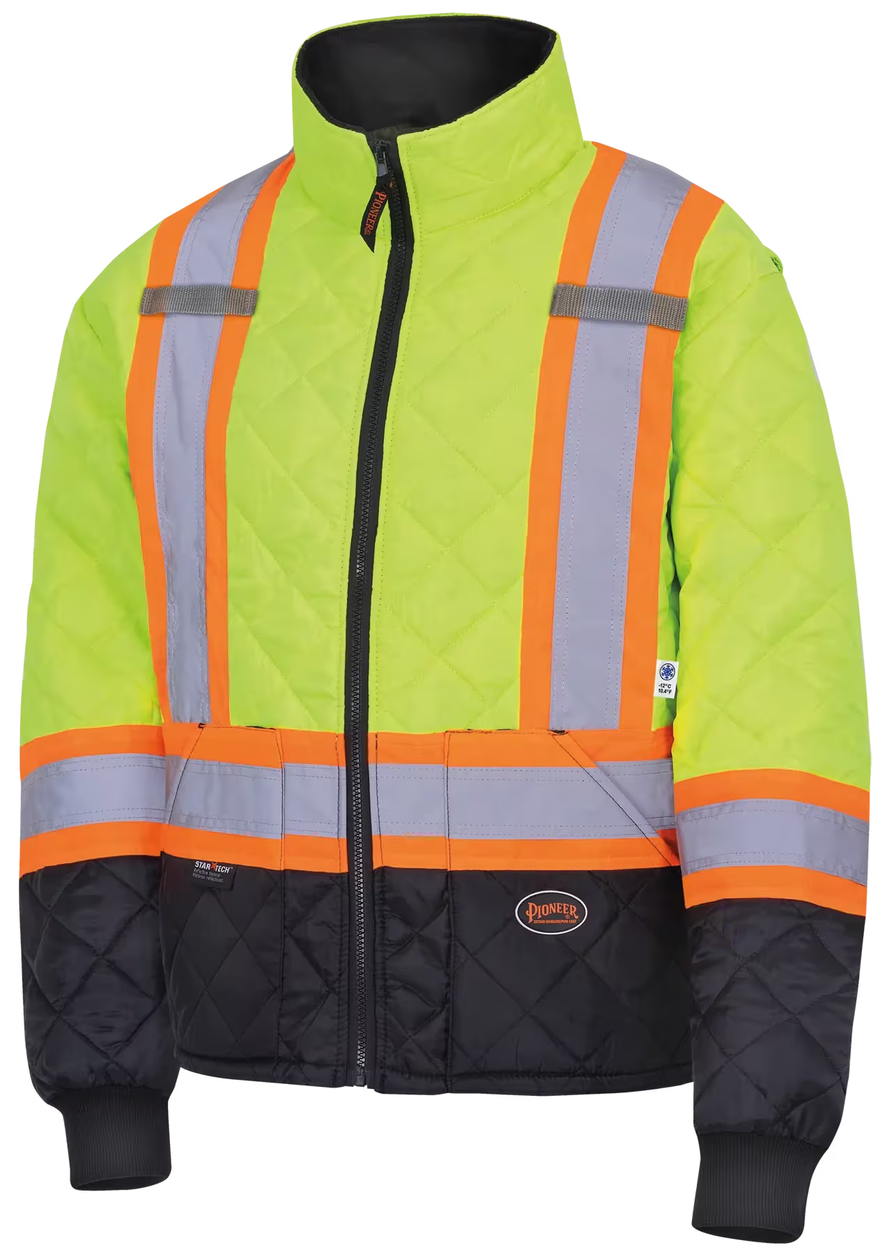 Pioneer Hi-Vis Quilted Freezer Jacket