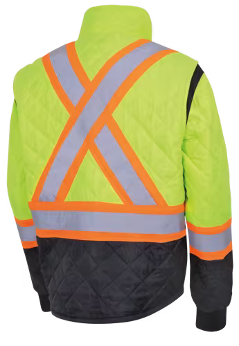 Pioneer Hi-Vis Quilted Freezer Jacket