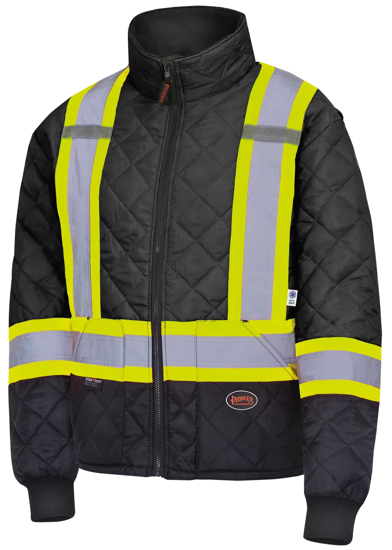 Pioneer Hi-Vis Quilted Freezer Jacket