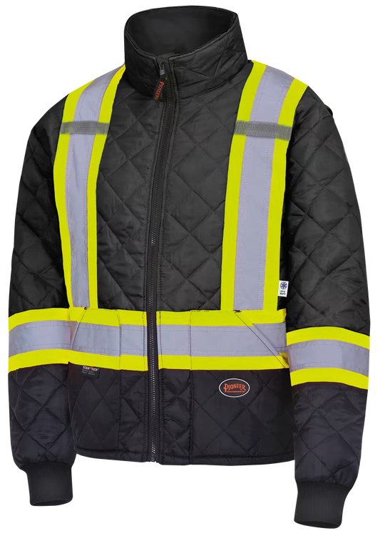 Pioneer Hi-Vis Quilted Freezer Jacket