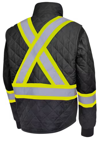 Pioneer Hi-Vis Quilted Freezer Jacket