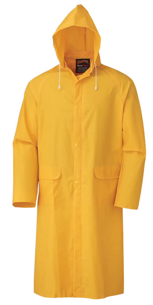 Pioneer Storm Master® PVC Hooded Waterproof Long Coat